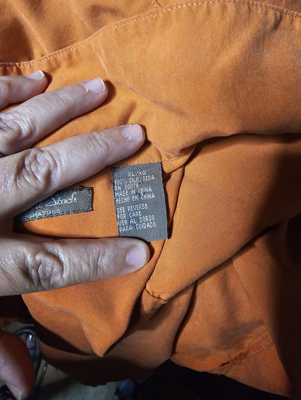 Robert Stock Button Down Shirt Size XLg - Picture 7 of 7